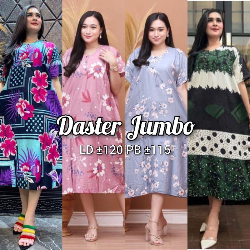 Daster Jumbo Bisa Untuk Busui Bumil Kancing Depan Lengan Pendek Motif Soloan Batik Kekinian