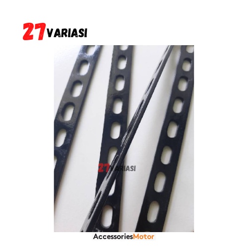 Breket plat bolong besi tebal 3mm