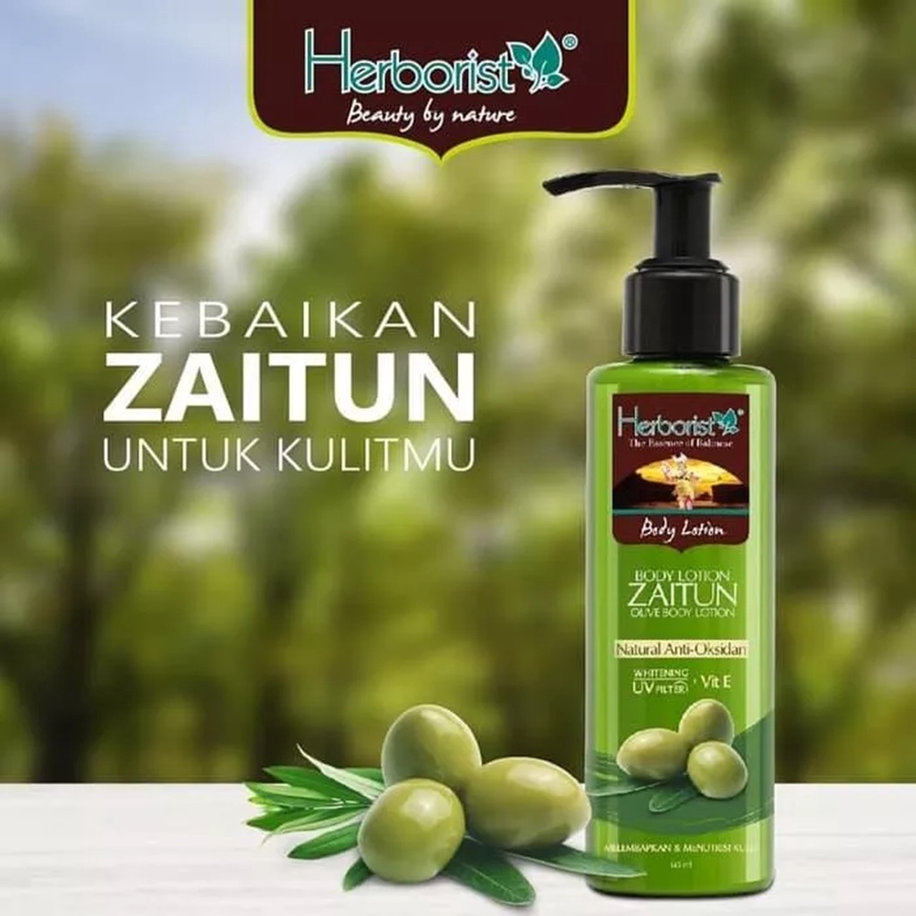 Jual Herborist Body Lotion Zaitun, 145 ml Shopee Indonesia