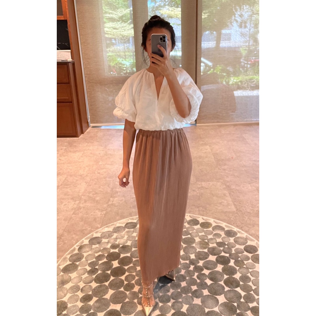 (08) MBL Rok Plisket Lidi / Span / Pleated Skirt Dewasa