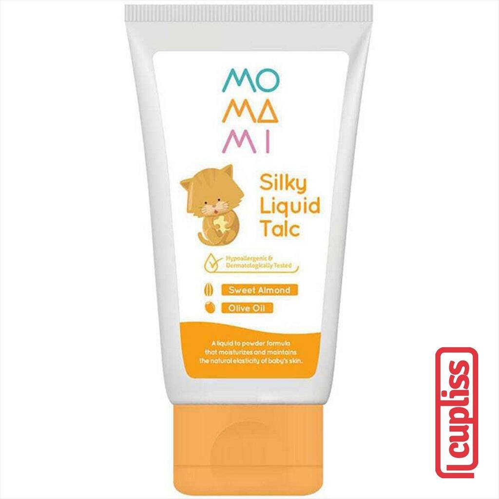 MoMaMi Silky Liquid Talc 125ml Bedak Cair Bayi 126617