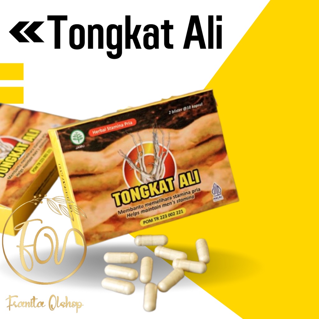 Kapsul Tongkat Ali SUPLEMEN PRIA ORIGINAL BPOM Toga Nusantara BPOM