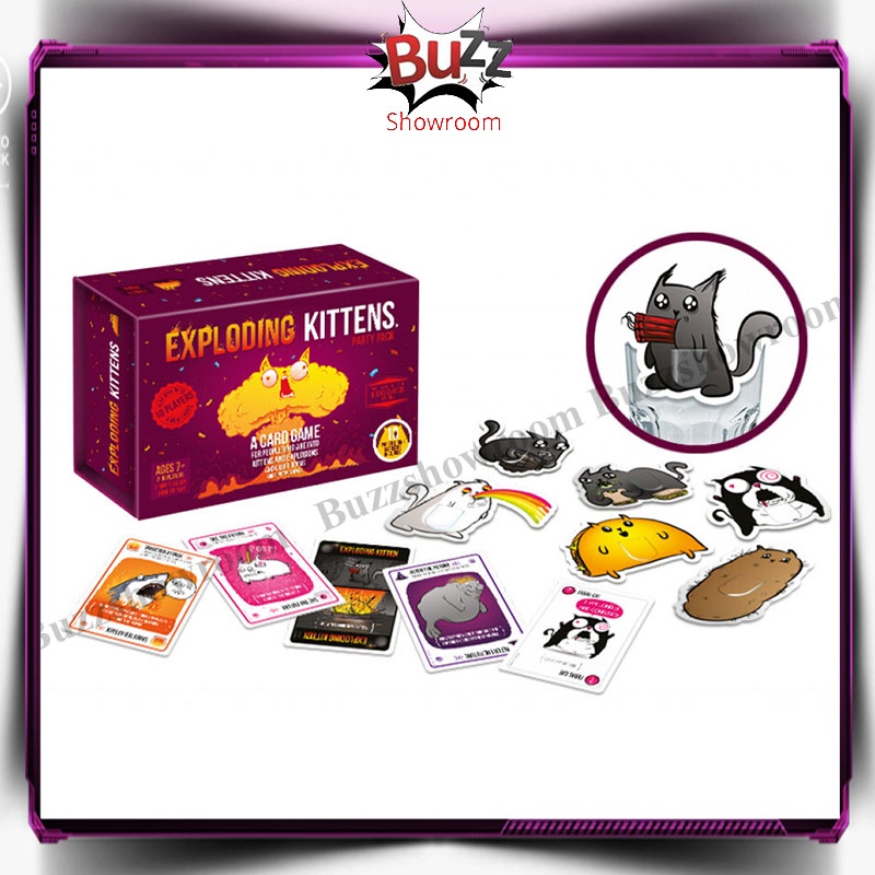 Exploding Kittens: Party Pack Kitten Board Game Card Games