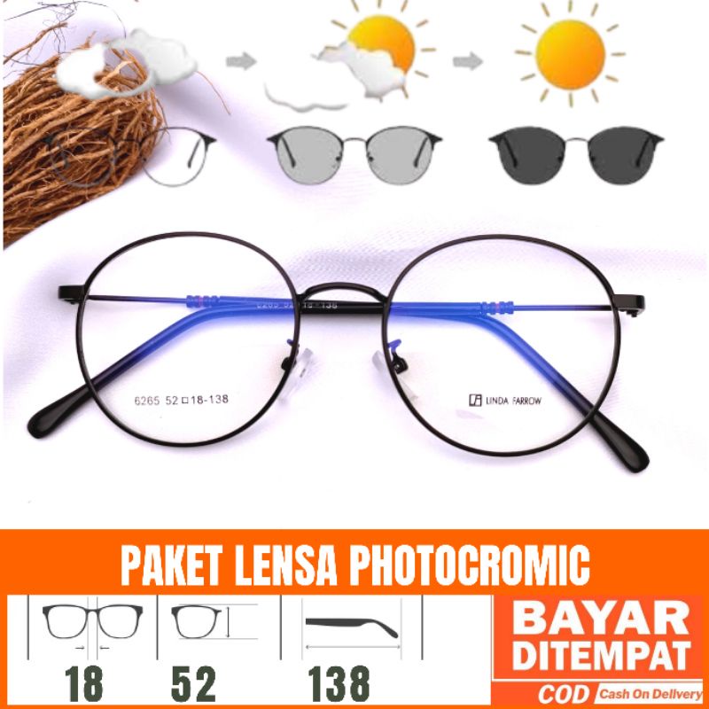 kacamata Photochromic 6265 Premium