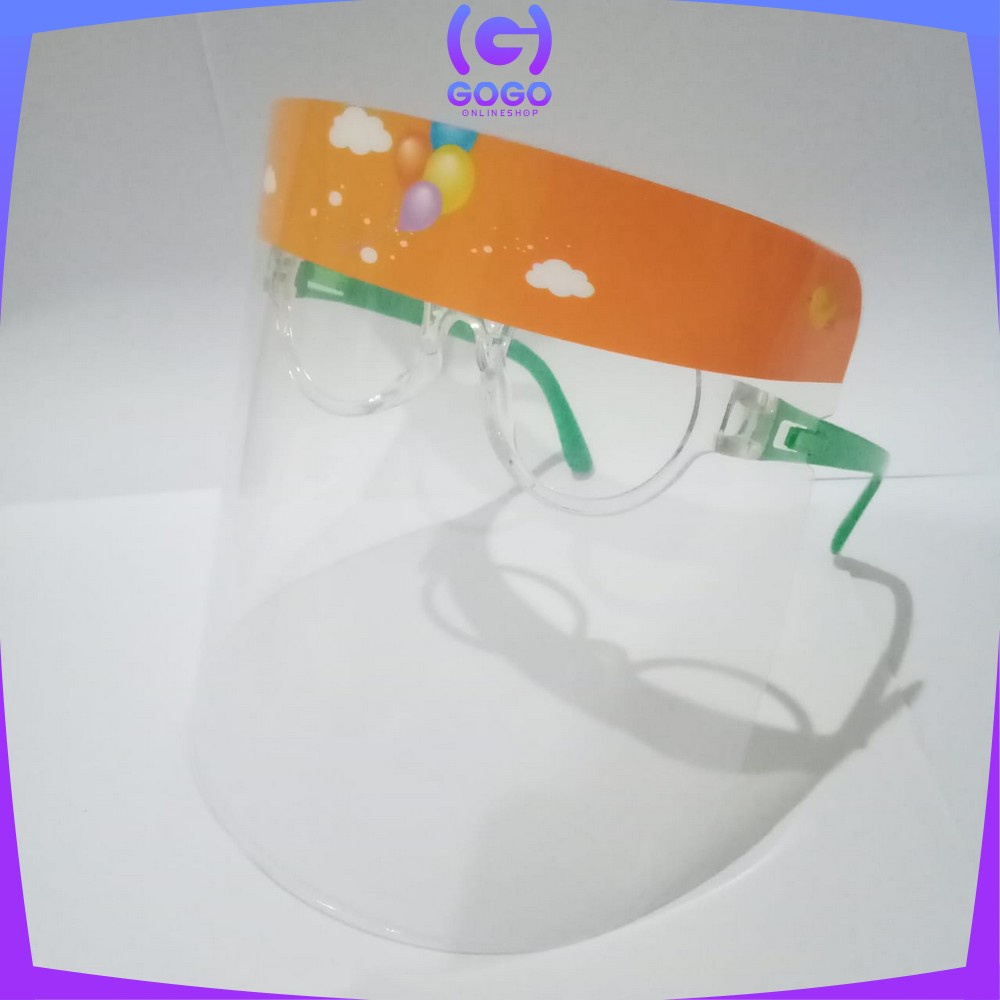 GOGO-C34 Face Shield Kacamata Pelindung Wajah Face Mask Faceshield Kaca Mata Nagita IMPORT Anti Fog