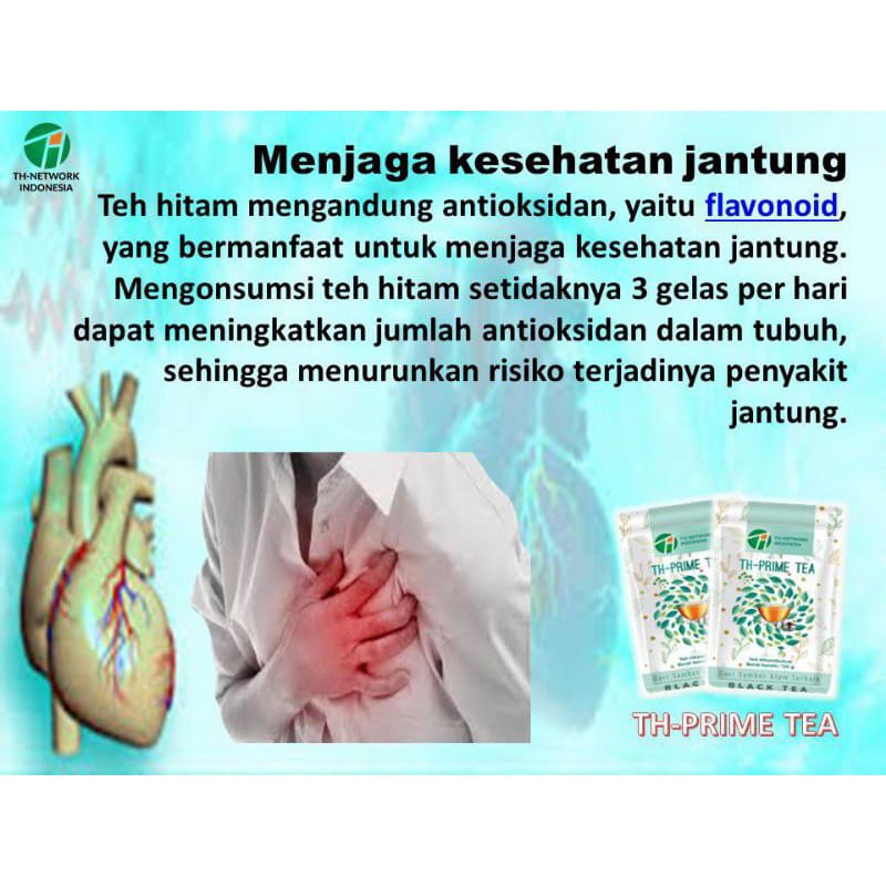 TH Prime Tea Black Tea 1 pouch Isi 70 Gram Teh Kesehatan Antioksidan Diet Detox