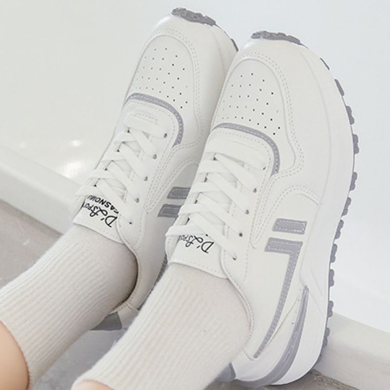 20765 Sepatu Olahraga Wanita Sneakers Putih Import