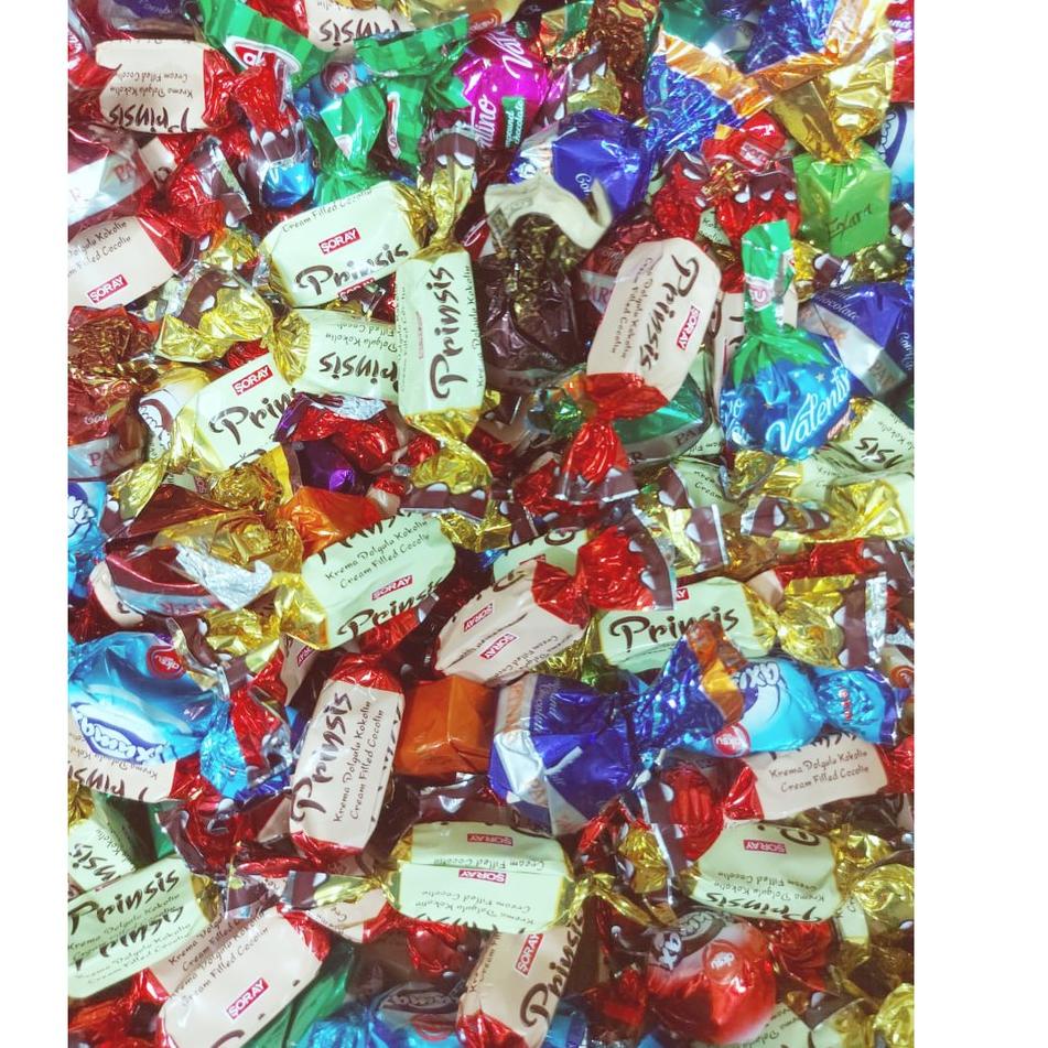 

10.10 ✨SALE✨ coklat /cokelat arab truffle dll.. ory turky 1kg mix rasa serbuuu !