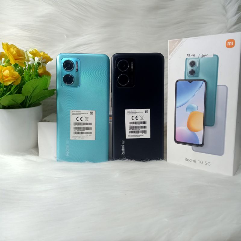 XIAOMI REDMI 10 5G 4/128 dan 6/128 SECOND FULLSET