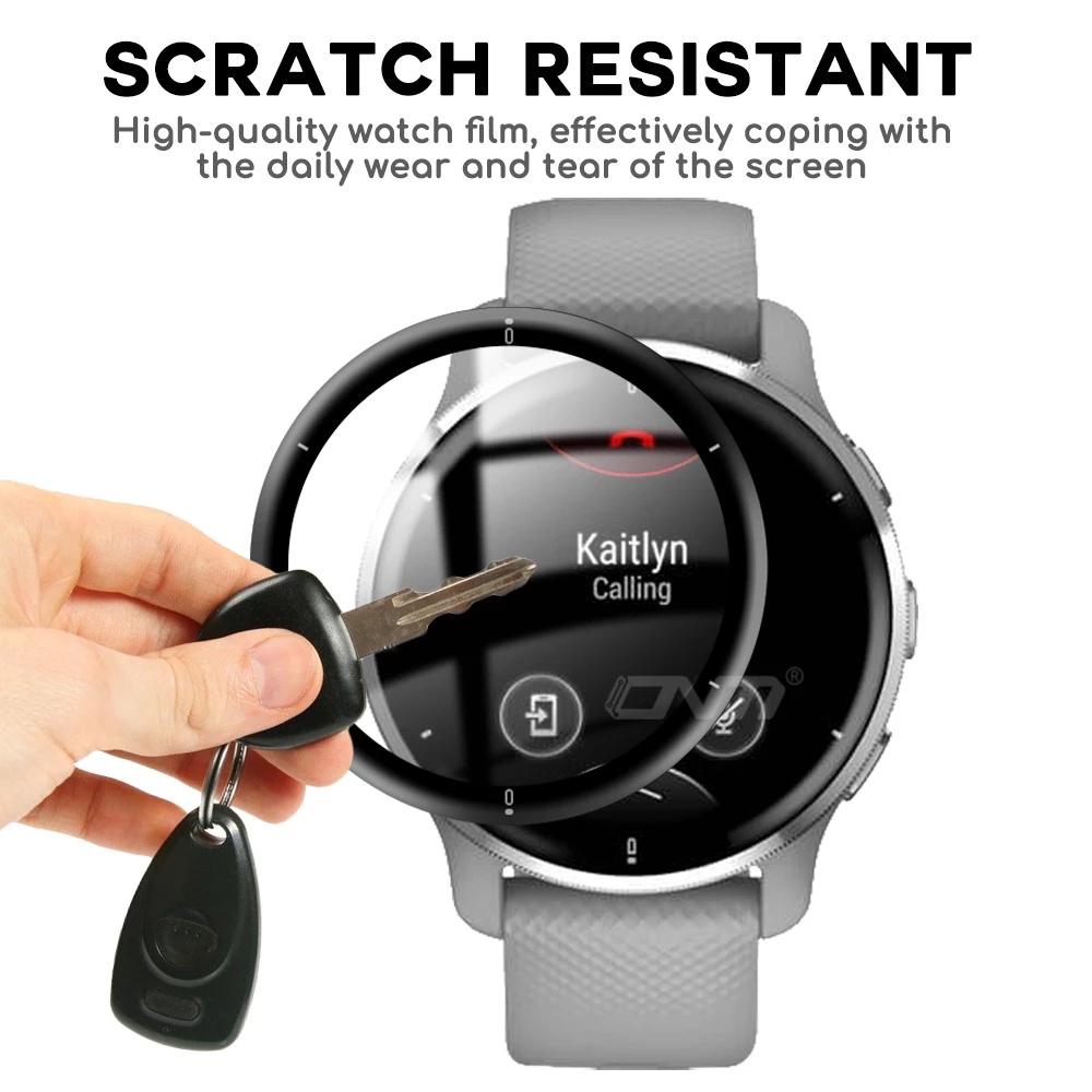 Film Pelindung Layar Smartwatch Anti Gores / Ledakan Flexible Untuk Garmin Venu 2 Plus