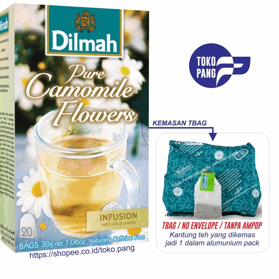 

Produk Terbaik--Dilmah Pure Camomile Flower Tea - Teh Celup