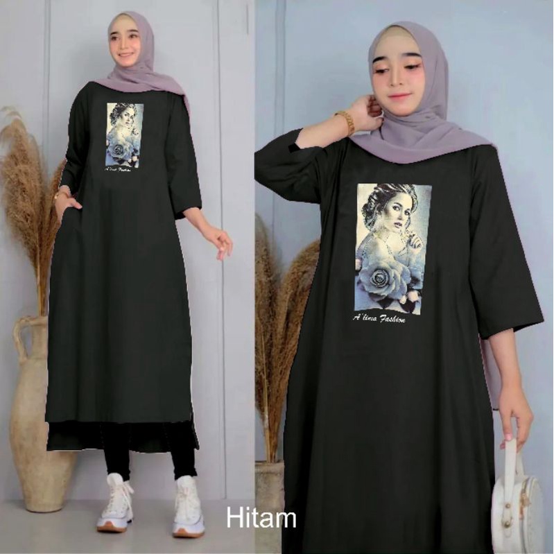 MIDI DRESS TERBARU KEKINIAN BAHAN COMBED24S /MIDI FIRAL TIKTOK 2022/LONG TUNIK TERLARIS/TUNIK JUMBO IMPOR TERLARIS KEKINIAN/MIDI LONG TUNIK BAHAN COMBED 24S/BAJU TUNIK KEKINIAN/MIDI TUNIK DRESS KEKINIAN BAHAN COMBED24S