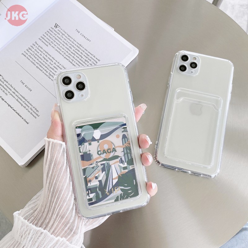 Clear card case realme 8 c31 4g 5 pro 7i c17 9 pro plus c30 c33 10 4g