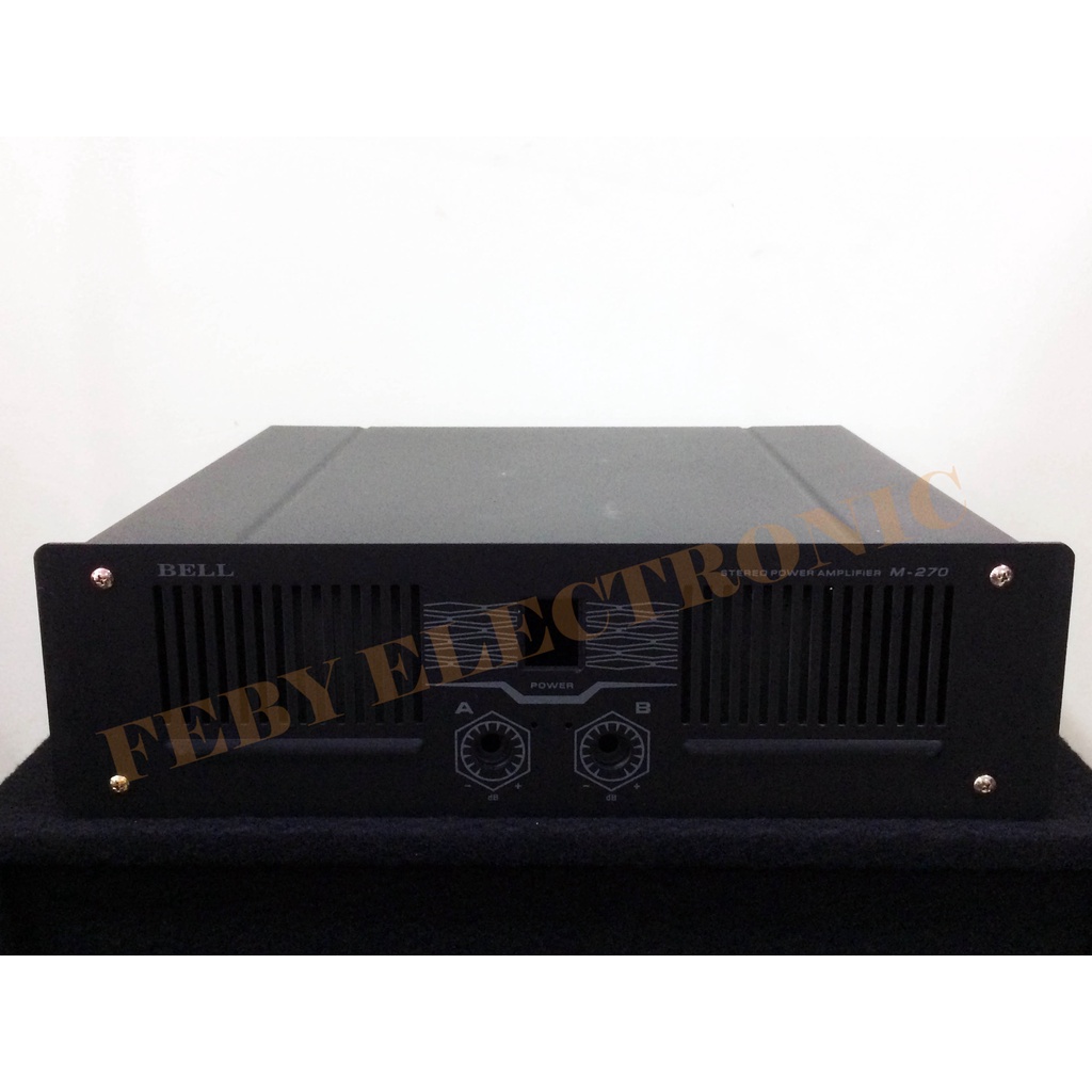 BOX BELL M-270 STEREO POWER AMPLIFIER box power