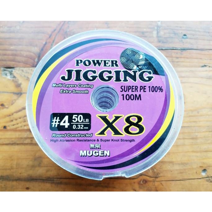 Senar Pe Mugen Power Jigging Pe4 X8 / Senar Pe 4 / Senar Pancing