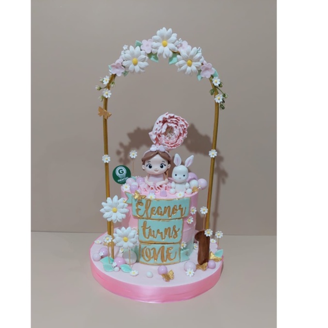 

FIGUR FLOWER UK 15CM DOUBLE CAKE / KUE ULANG TAHUN