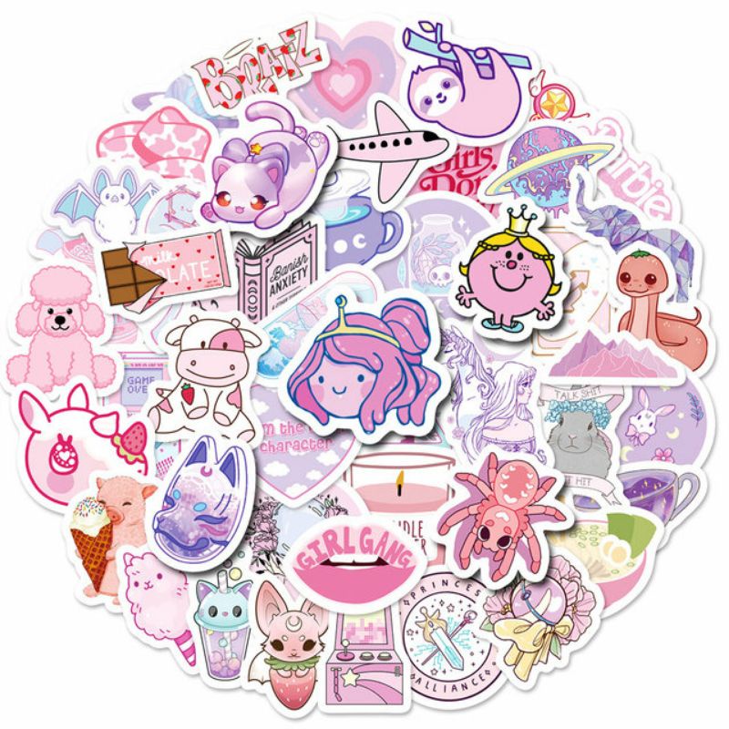 

Stiker Pack Kartun Style 260179- Stiker Aesthetic Keren Imut Laptop, Aksesoris Hp, Anti Air, Motif, Helm, Tumbler, Koper, Kulkas