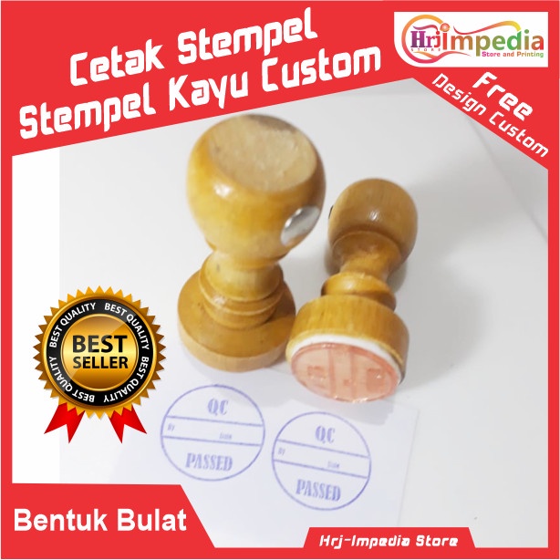 

Spesial Cetak Stempel Kayu Free Design Custom Suka-Suka Ukuran Standar Bulat Terbatas