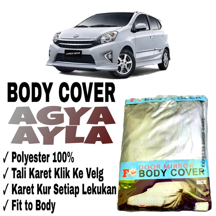 [READY] Sarung Body Cover Agya Ayla Pelindung Penutup Bodi Mobil Agya Ayla / Perlengkapan Variasi Mo