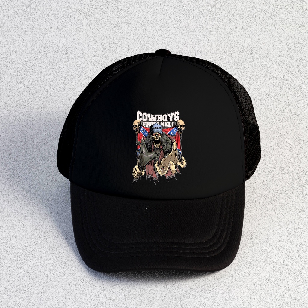 Pantera | Trucker Hat Best Seller | Topi Pria | Topi | Trucker | Topi Band | Baseball | Band | Topi Jaring | Topi Sablon | Head Studio