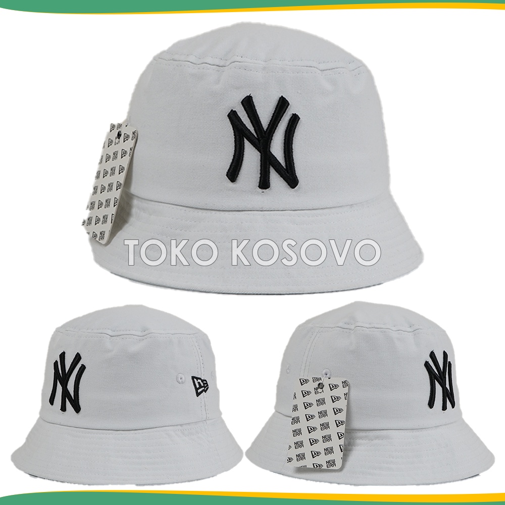 Topi Bucket Hat NY New York Yankees Topi Korea Bisbol MLB NBA Cap Loreng Camo, Biru Hitam Pria Dewasa Ori Distro NYC, YN Murah Premium Import 100% Anak Laki Wanita Unisex Bordir Polos Baseball Besball Bassball Basball Basseball 59Fifty