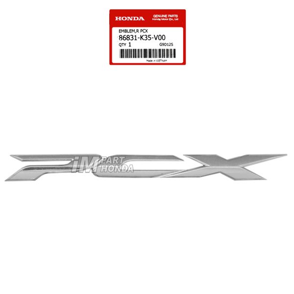 86831-K35-V00 Emblem 3D PCX 150 CBU Thailand 2014 - 2018 Kanan