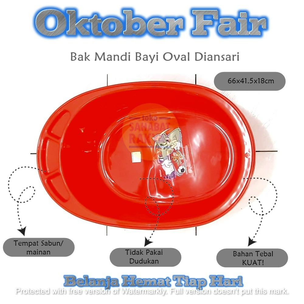 BBL-001A Bak Mandi Bayi Oval Diansari