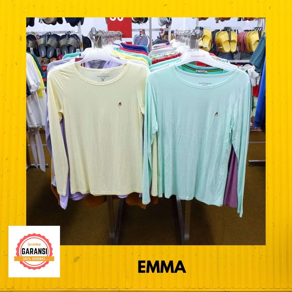 Kaos lengan panjang Hush Puppies wanita seri EMMA sale original store