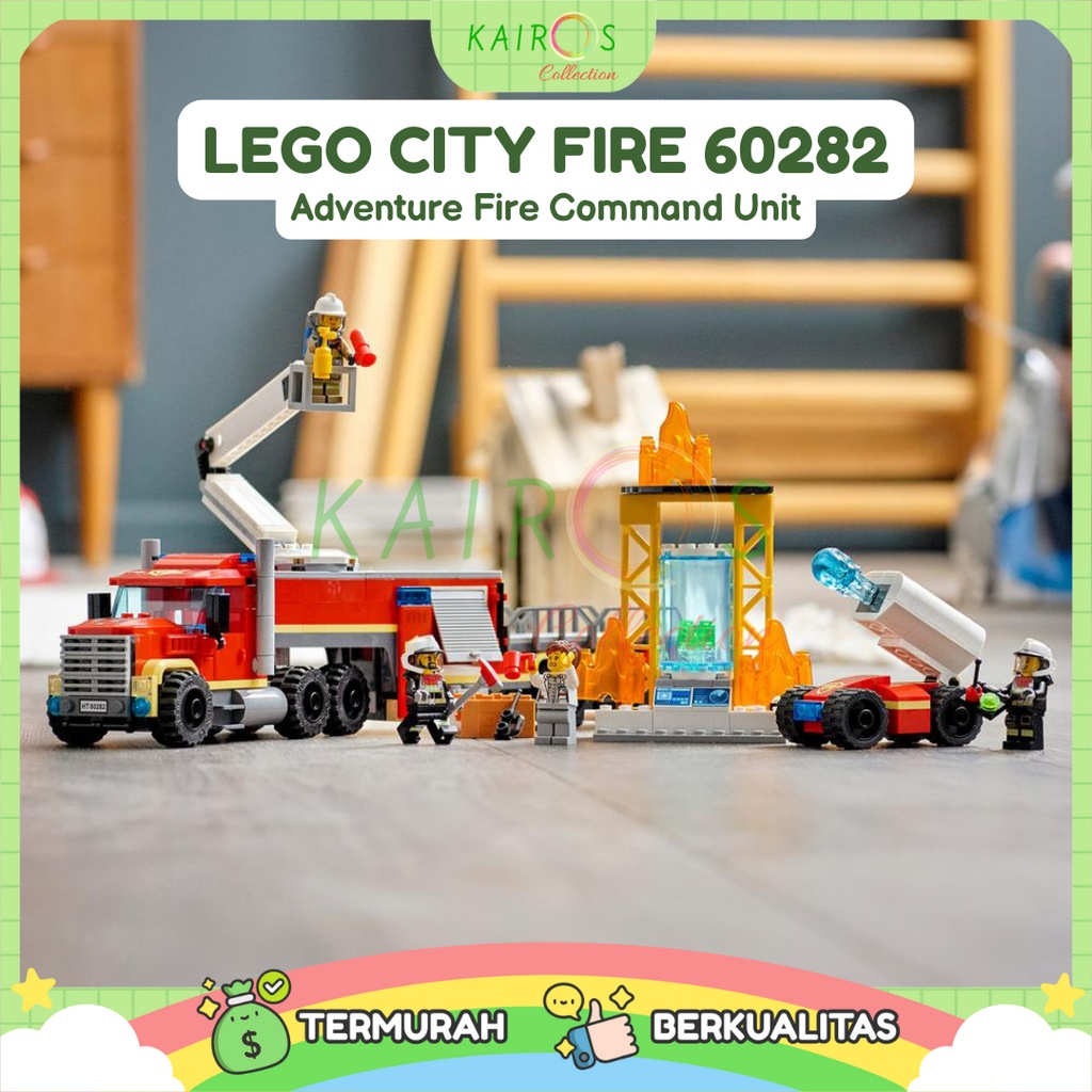 Lego City Adventure Fire Command 60282 Speed Build