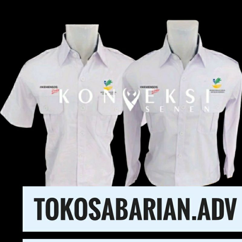 Kemeja kemensos hadir baju kemensos hadir kemeja kemensos RI Seragam
