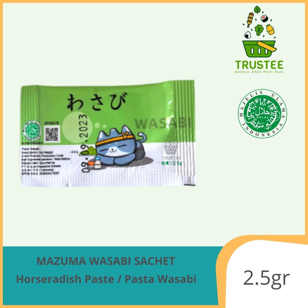 Mazuma Wasabi Paste Neri Wasabi Sachet 1Pcs 2.5gr