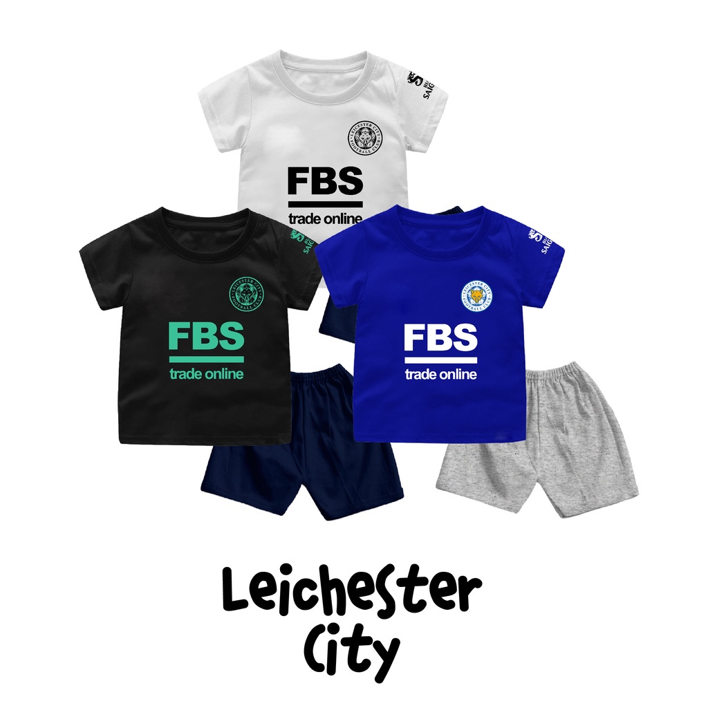 Setelan Kaos Bola Liga Inggris Gratis Tambah Nama Untuk Anak dan Bayi Bahan Katun Combed 30s