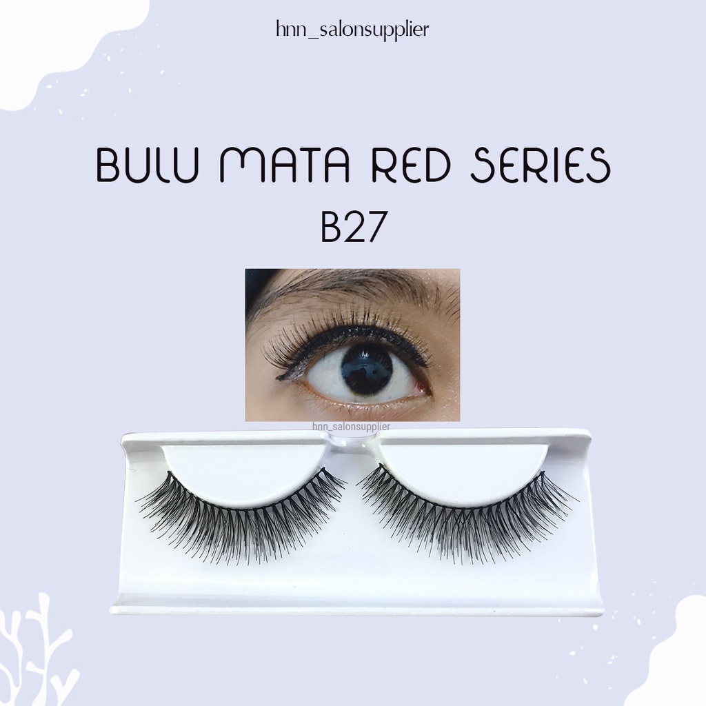 B27 Bulu Mata Palsu Handmade Fake Eyelash Eye Lashes Lash Artifivial Belle Eyelashes