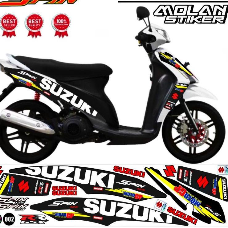 Decal Sticker Striping Variasi Suzuki SPIN 125 Moto GP / Spin GP | SPIN 125 R | SPIN 125 NR | Decal 