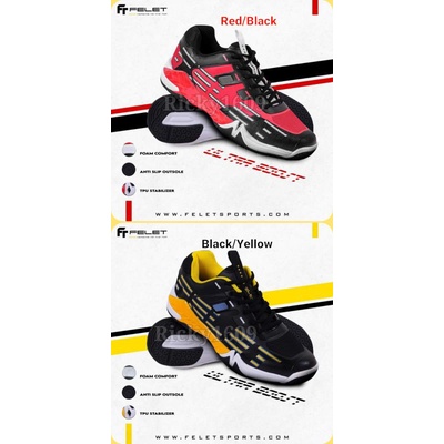 SEPATU BADMINTON FELET ULTRA BOOST - ANTI SLIP OUTSOLE - ORIGINAL FELET