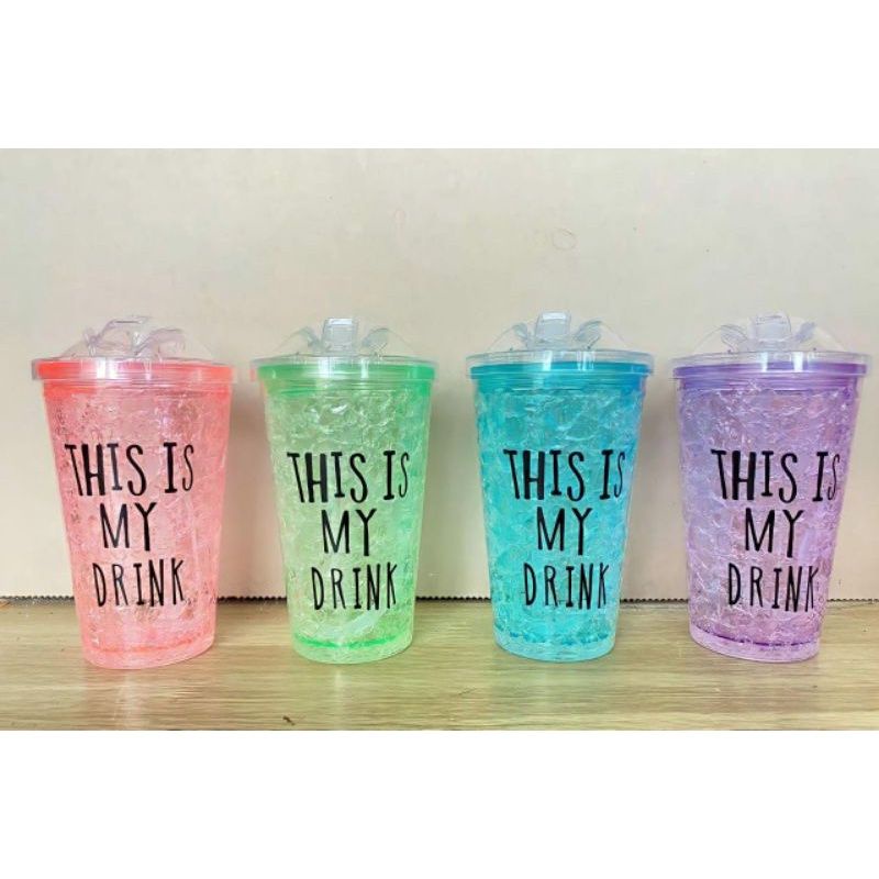 Botol Glitter Jelly 600ml

- Tumbler Glitter