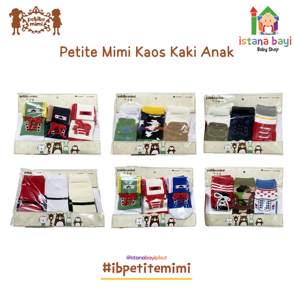 Petite Mimi Kaos Kaki 3in1 - Kaos Kaki Bayi