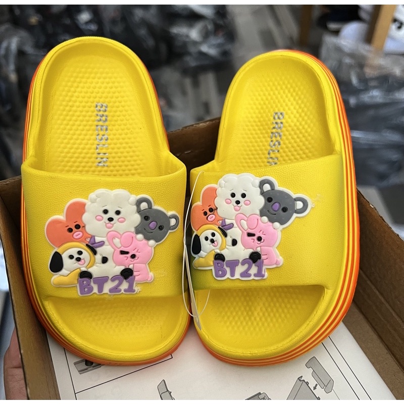 SANDAL ANAK IMPORT KARET Kartun BT21