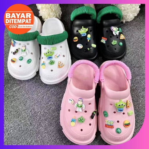 KZT-SW13 Sandal Baim Wanita EVA Motif Toy Story Impor COD Termurah