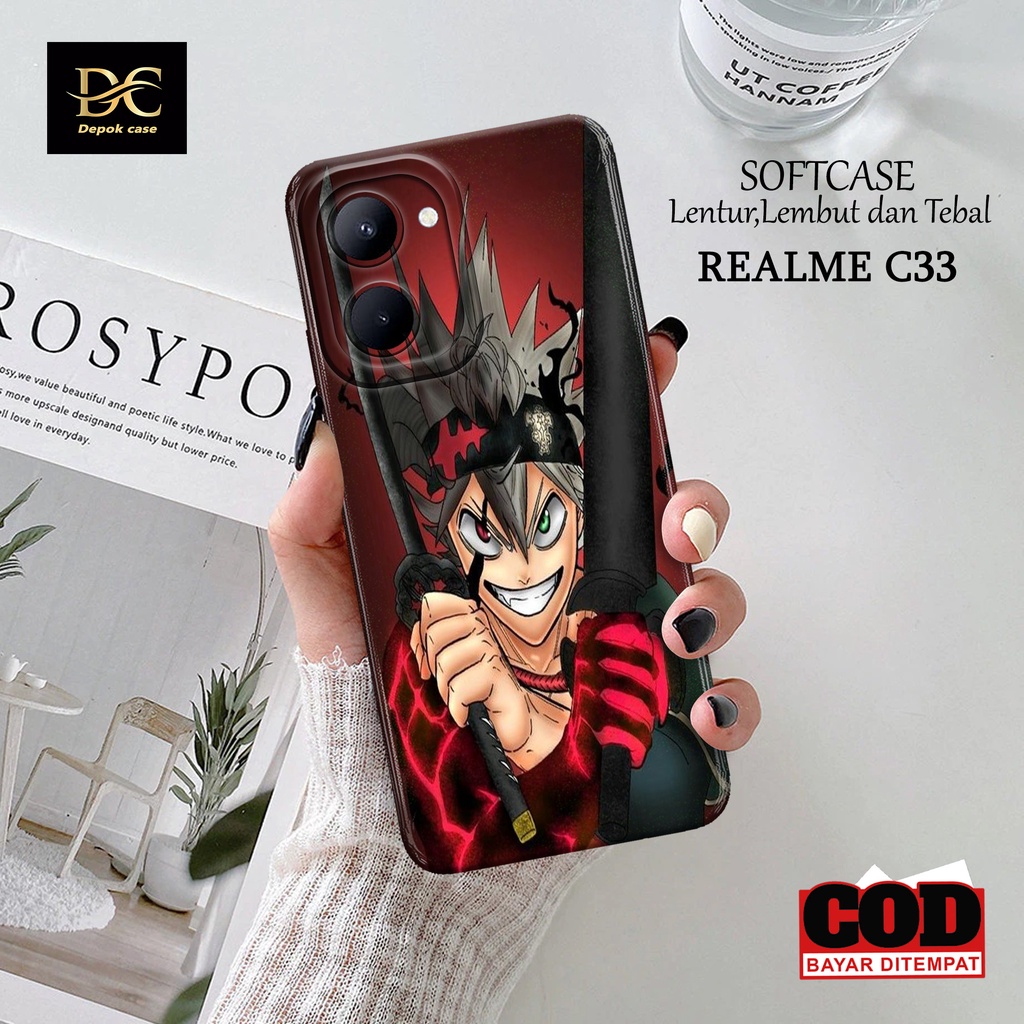 Case Realme C33 Terbaru - Fhasion Case ANIME - Casing Hp Realme C33 Terbaru - Softcase Hp Realme C33