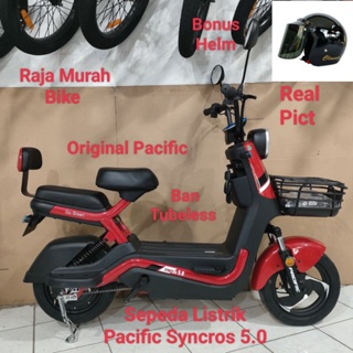 Sepeda Listrik Pacific Syncros 5.0 Garansi Resmi Selis E Bike Pacific Bonus Helm
