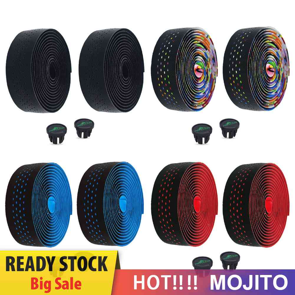 1 Pasang Tape Pembungkus Stang Sepeda Balap / MTB Anti slip