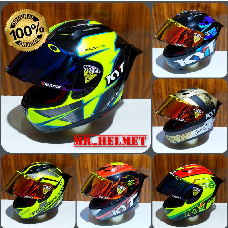 HELM KYT RC7 FULLFACE PAKET GANTENG
