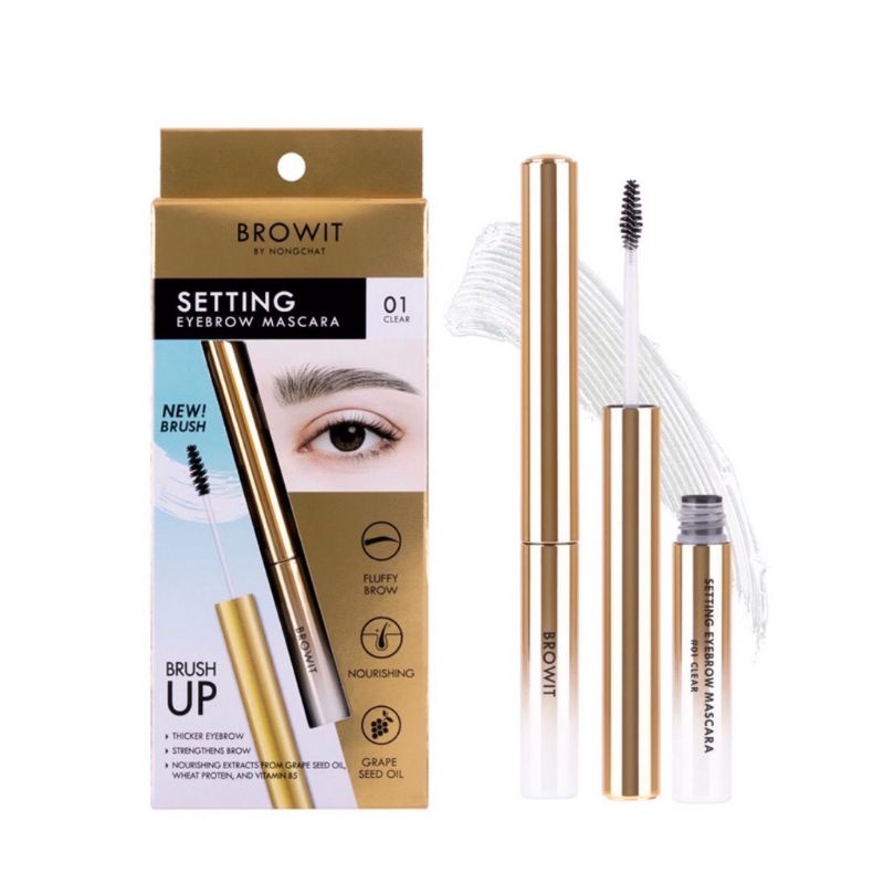 Browit Setting Eyebrow Mascara clear Browit by Nongchat