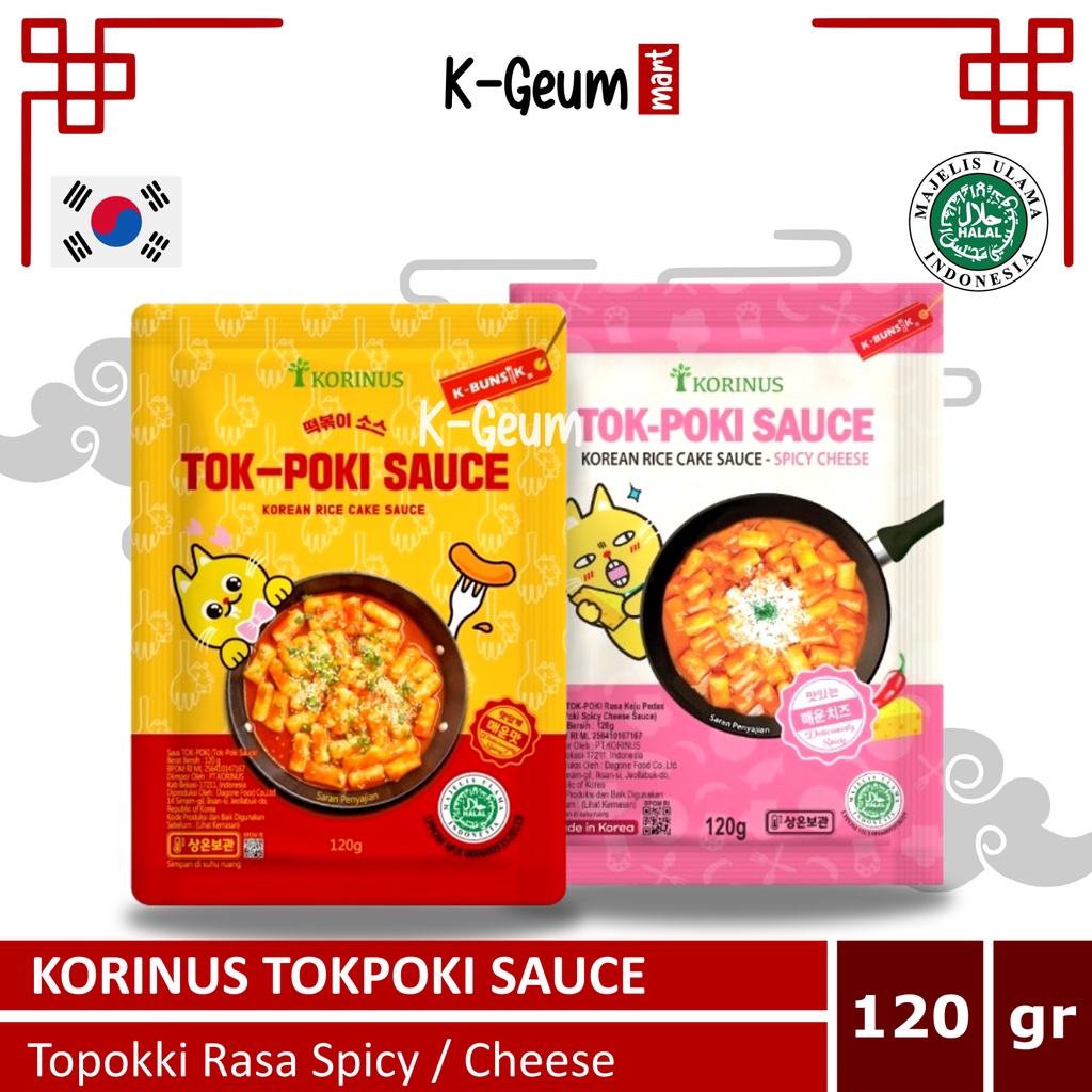 

KORINUS KBunsik Tokpoki Sauce / Tteokbokki Sauce / Saus Topokki Halal