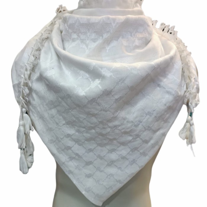 Sorban sorban Arafat putih india(P4T4) Sorban Arab Saudi Asli IMPORT PREMIUM ORIGINAL BISA COD Sorba