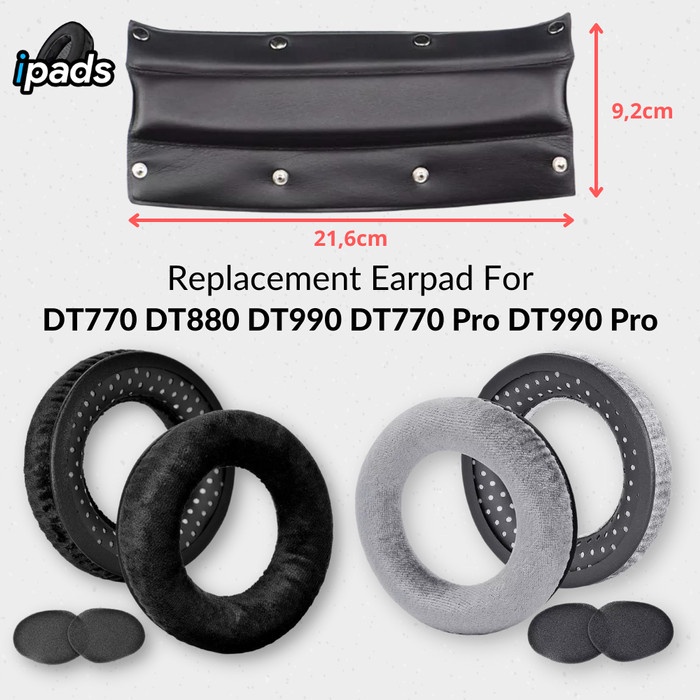 Earcup Earpad Beyerdynamic DT770 DT880 DT990 DT770 Pro DT990 Pro Busa