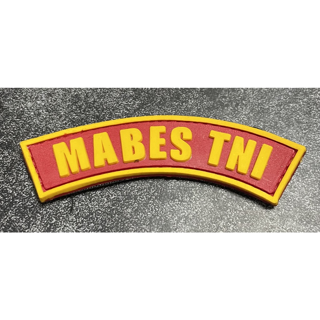 Patch Mabes TNI (Lgkg) - Patch Velcro TNI - Prepetan Mabes TNI- Velcro