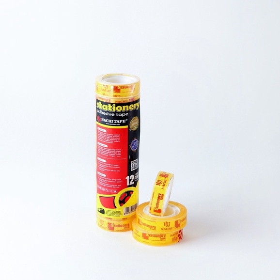 

Selotip Nachi Stationery Yellow 12 mm 10 Yard Slop