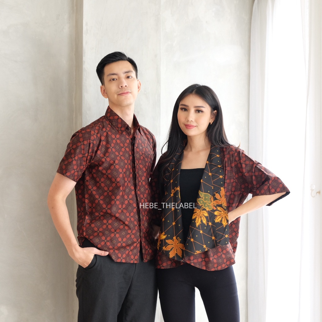 Kartika Bolero Batik Men Short - BI-BJ-BK-BL-BM (Available Couple Pria Wanita)